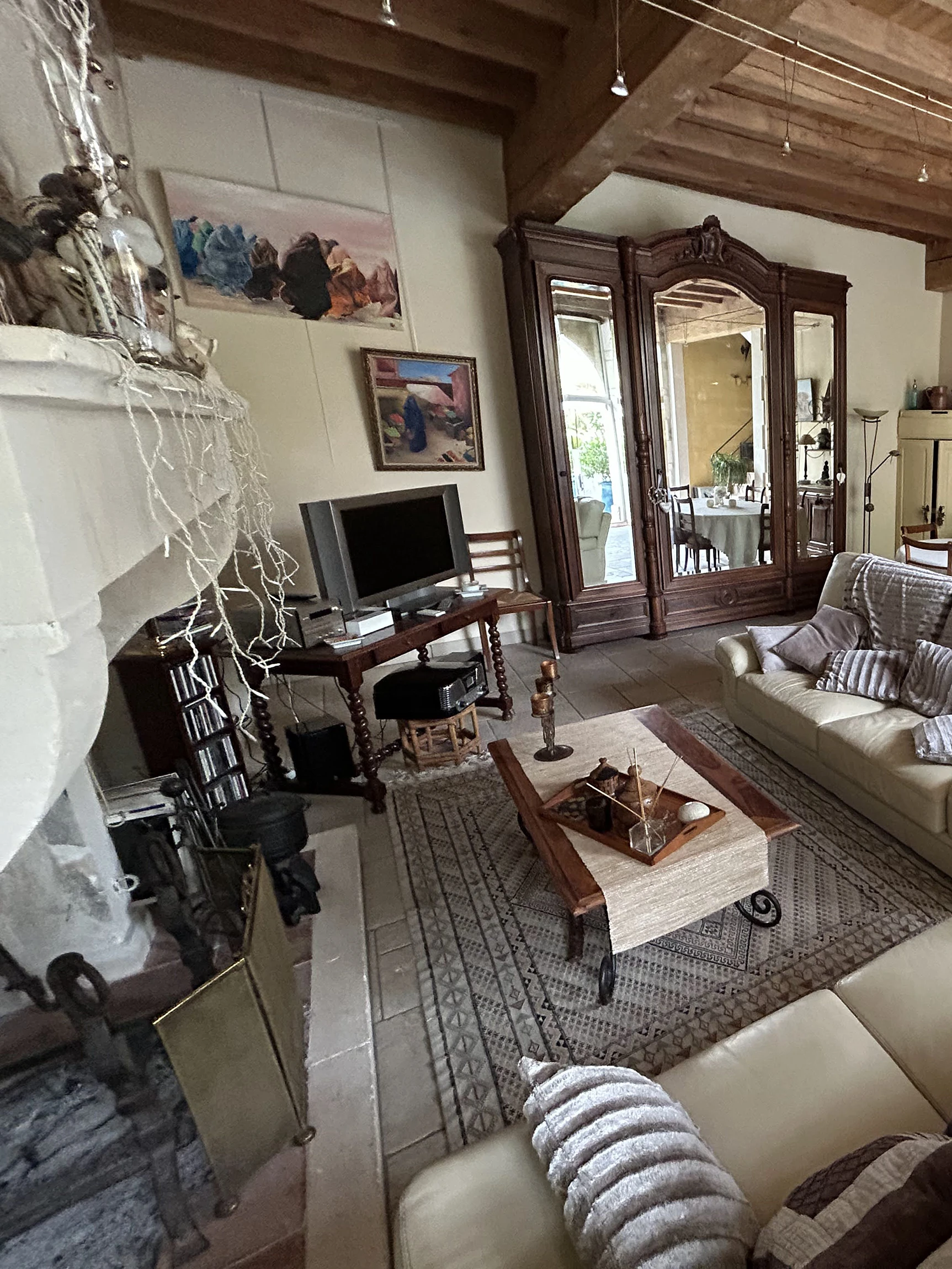 Carrelage ancien manoir